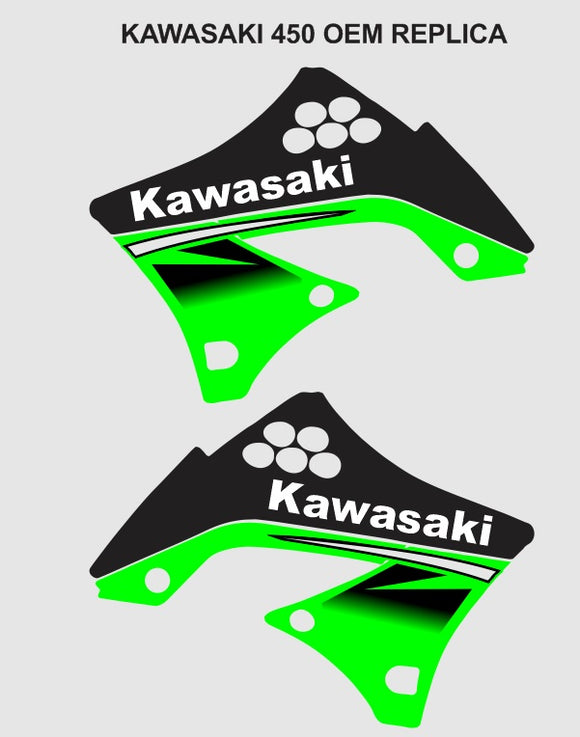 Kawasaki 450 OEM Replica Graphics