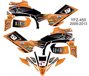 Yamaha YFZ Graphics (2009-2013)-d18