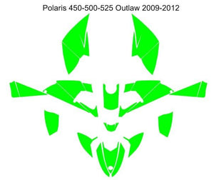 Polaris 450 500 525 Outlaw 09-12 Template