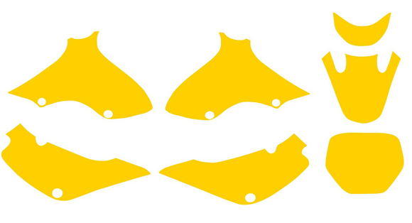 Suzuki JR 80 template Graphics Kit | 21MIL Wrap | UTV Wrap ...