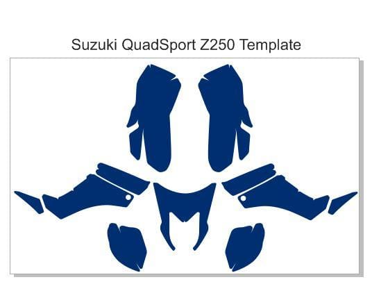 QuadSport Suzuki Z250 Wrap Kit | KrazyGraphics – Krazygraphics.com