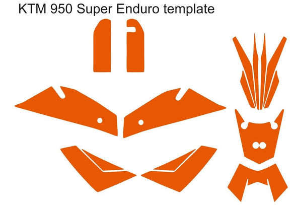 KTM 950 Super Enduro template