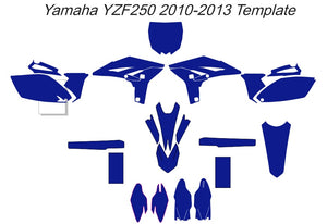 Yamaha YZF250 2010-2013 Template