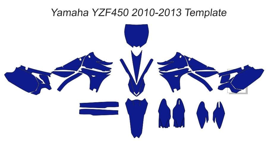Yamaha YZF450 2010-2013 Template – Krazygraphics.com