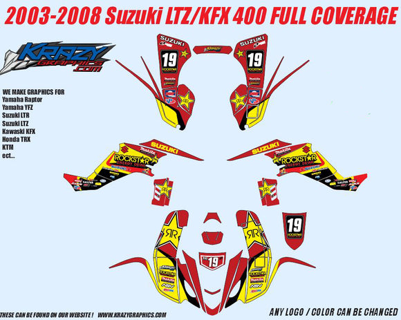 SUZUKI LTZ 400 KFX 400 2003-2008 FULL KIT