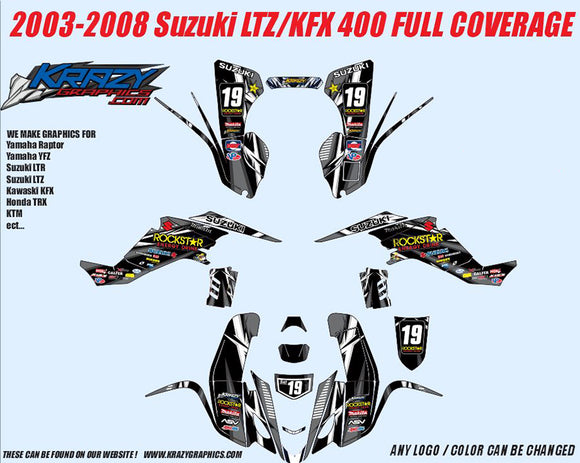 Suzuki LTZ 400 d11 FULL COVERAGE