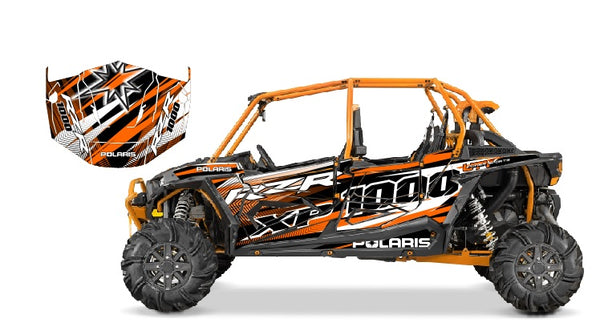 Polaris RZR 1000 d1 4 Door | KrazyGraphics – Krazygraphics.com