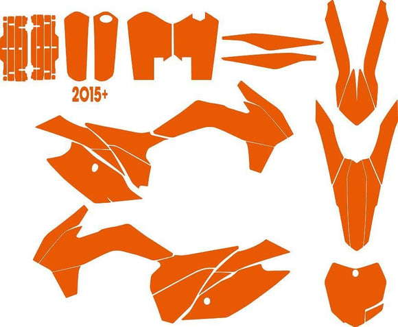 KTM SX XC 125-450F 2013-2015 template