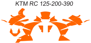 KTM RC 125 template