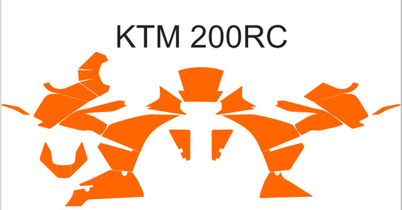 KTM RC 200 Template