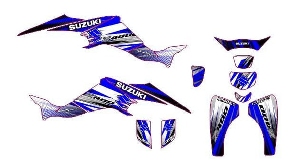 Wholesale Decals Kit graphique ATV autocollant compatible avec Suzuki LT-Z400 QuadSport 2003-2008 - Reaper V2 Rouge Wholesale Decals Kit graphique ATV autocollant compatible avec Suzuki LT-Z400 QuadSport 2003-2008 - Reaper V2 Rouge