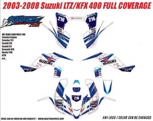 Suzuki LTZ 400 d12-v2 FULL COVERAGE
