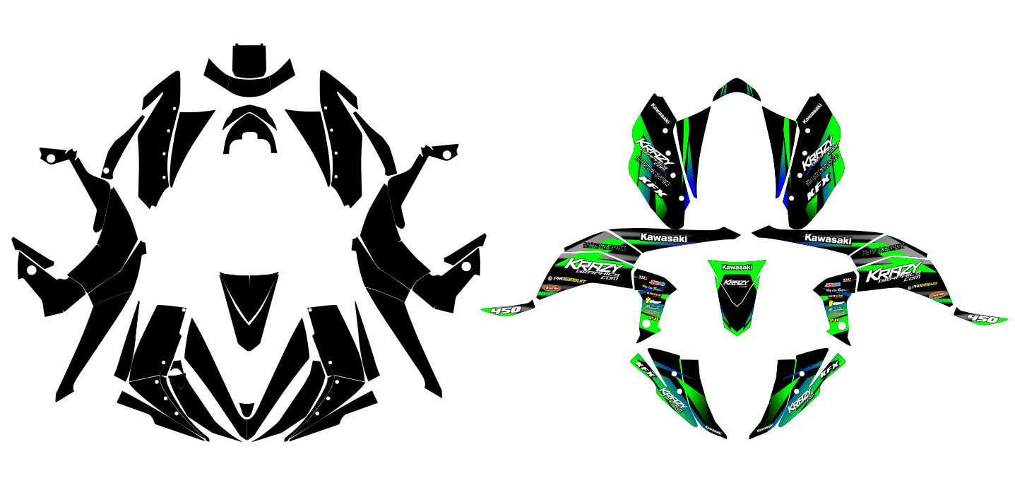 Kawasaki KFX 450 d101 – Krazygraphics.com
