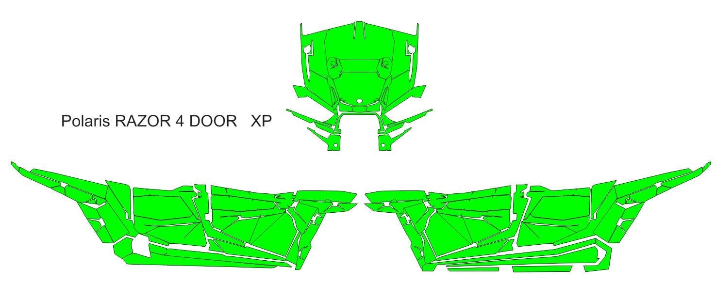 Ricky様オーダー専用ページ Polaris RZR 1000 XP Turbo 2015 2016 2017 2018 2019 Template