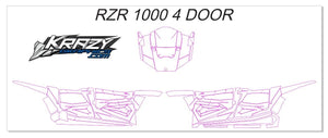Polaris RZR 1000 Template 4 DOOR