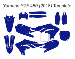 Yamaha YZF 450 2018 Template