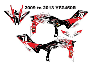 Yamaha YFZ Graphics (2009-2013)-d19