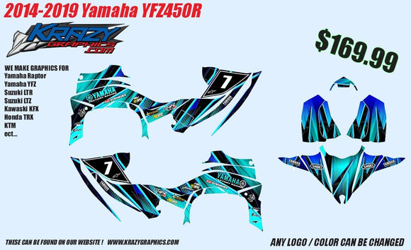 Yamaha YFZ Graphics (2014-2020)-d17