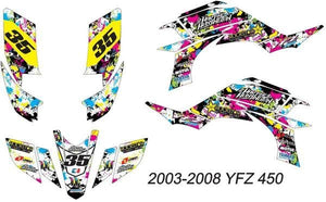 Yamaha YFZ Graphics (2003-2008)-d46